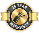 25 Year Warranty Seal