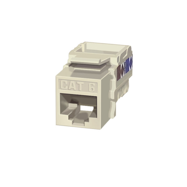 Cat 6 RJ45 Jack - Ivory