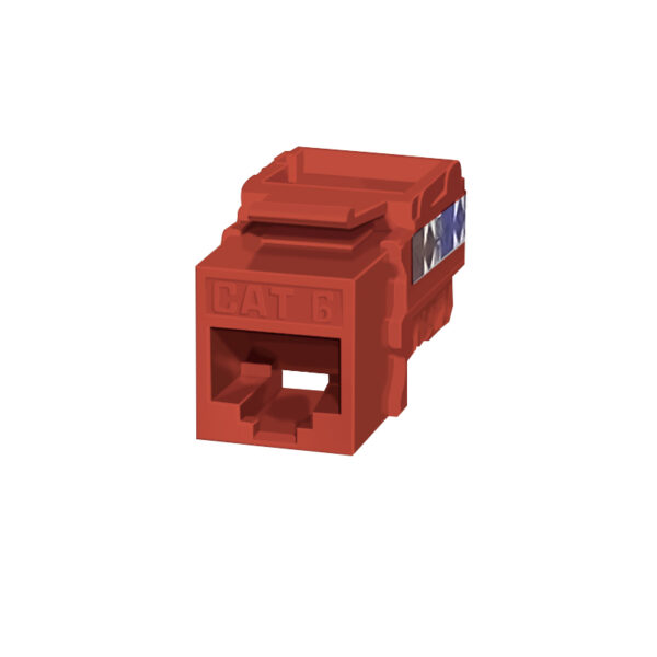 Cat 6 RJ45 Jack - Red
