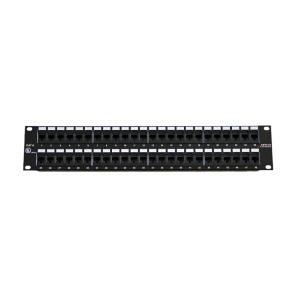 Atras blank 48 port patch panel cat 6