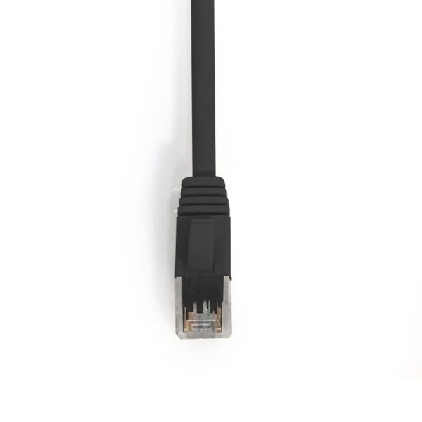 Black Category Cable with RJ45 Connector