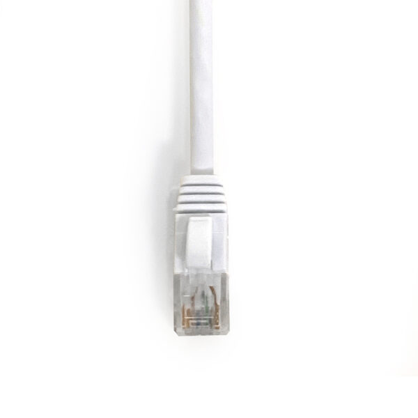 White Category Cable with RJ45 Connector