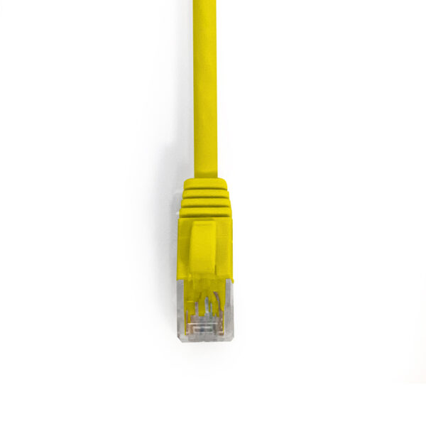 Yellow Category Cable with RJ45 Connector